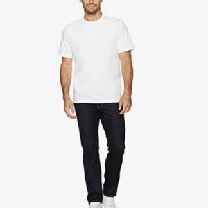Amazon Essentials Mens White Crew Neck Short Sleeve Casual T Shirt Size Medium